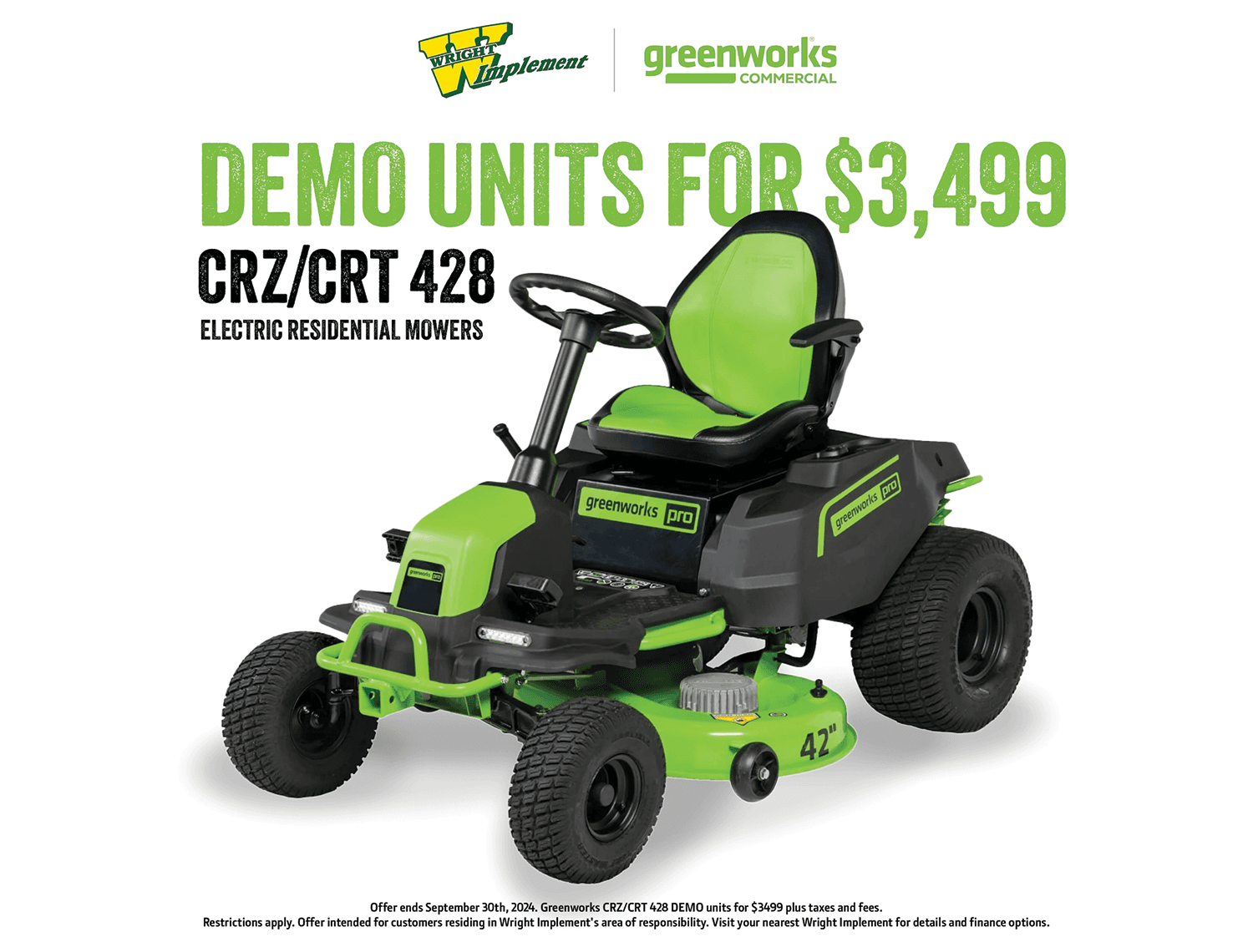 Greenworks Demo Units